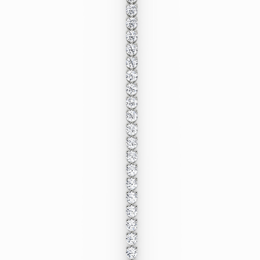 Bracelet de tennis linéaire en diamants de qualité supérieure cultivés en laboratoire, taille brillant