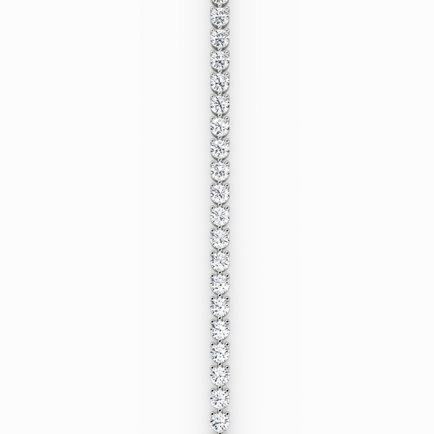 Linear Round Brilliant Superior Lab Grown Diamond Tennis Bracelet