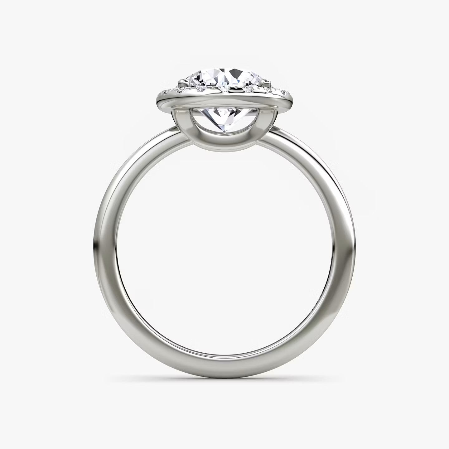 The Halo Round Brilliant Engagement Ring