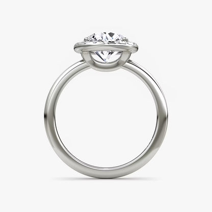 The Halo Round Brilliant Engagement Ring