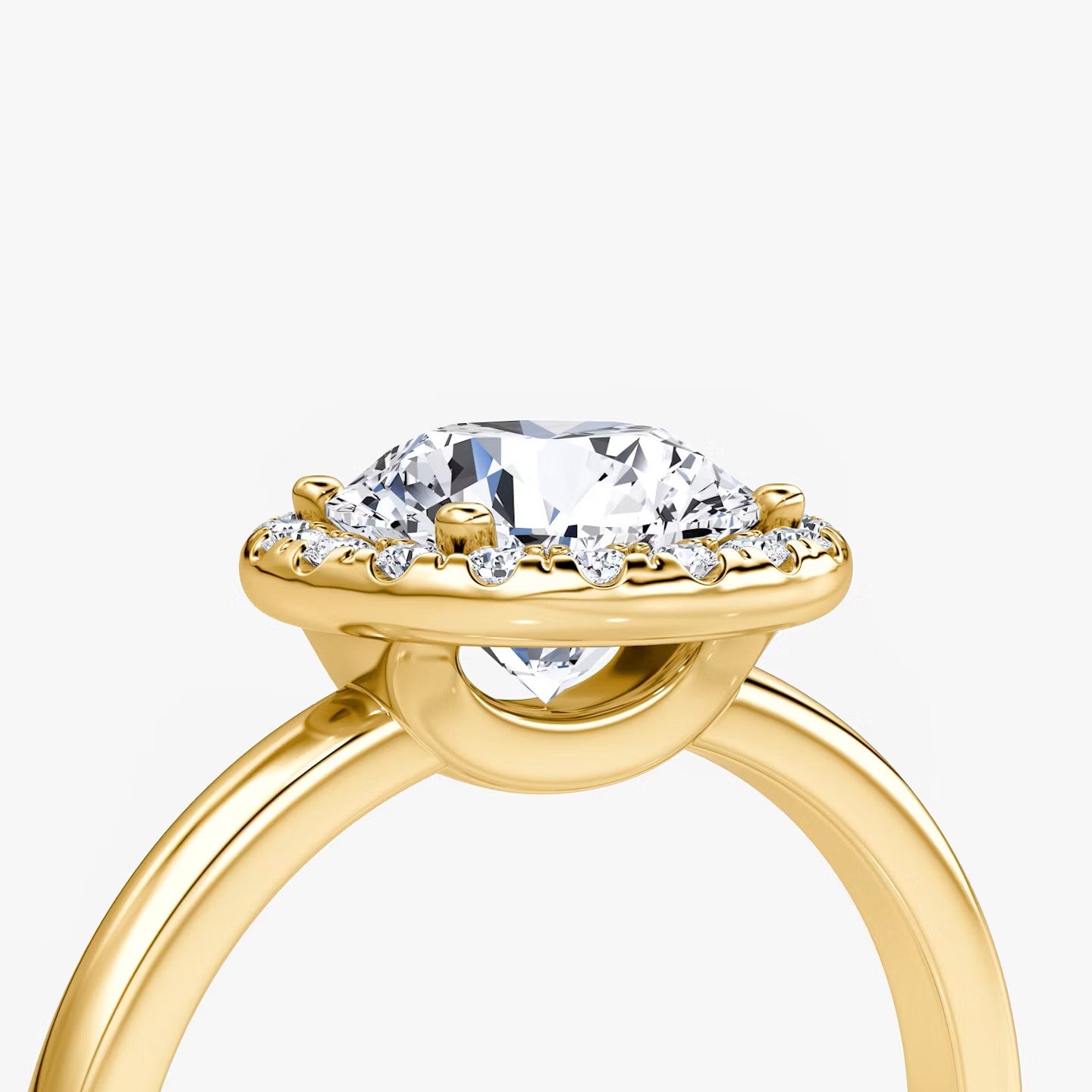 The Halo Round Brilliant Engagement Ring