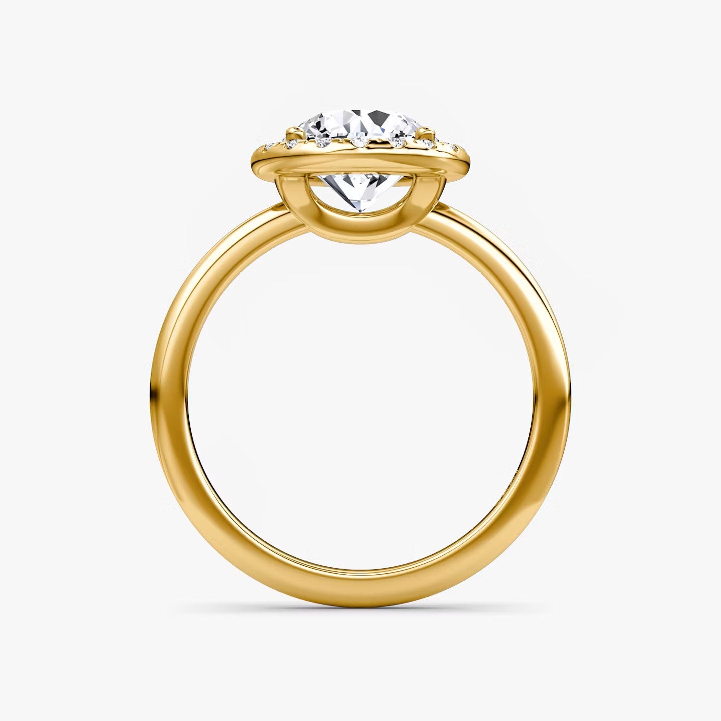 The Halo Round Brilliant Engagement Ring