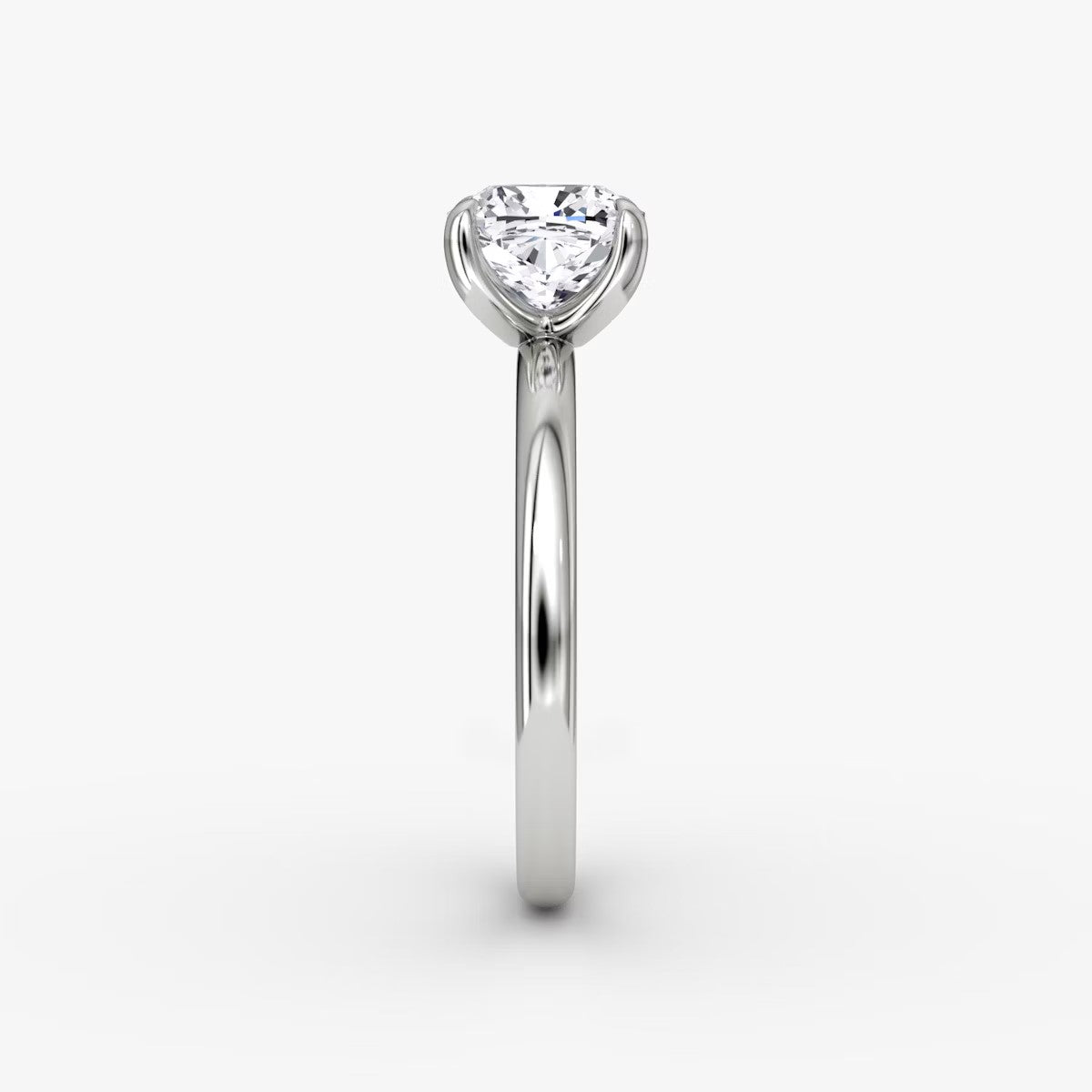 The Classic Cushion Cut Solitaire Engagement Ring