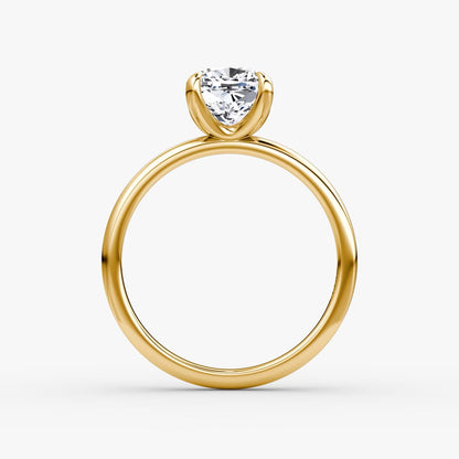 The Classic Cushion Cut Solitaire Engagement Ring