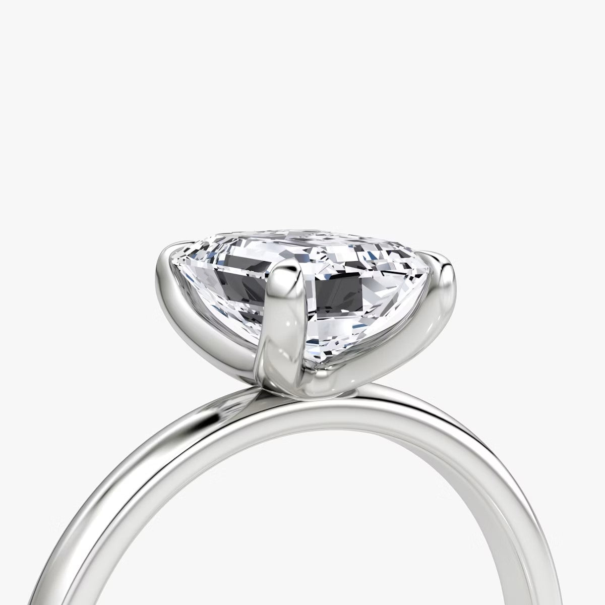 The Classic Emerald Cut Solitaire Engagement Ring