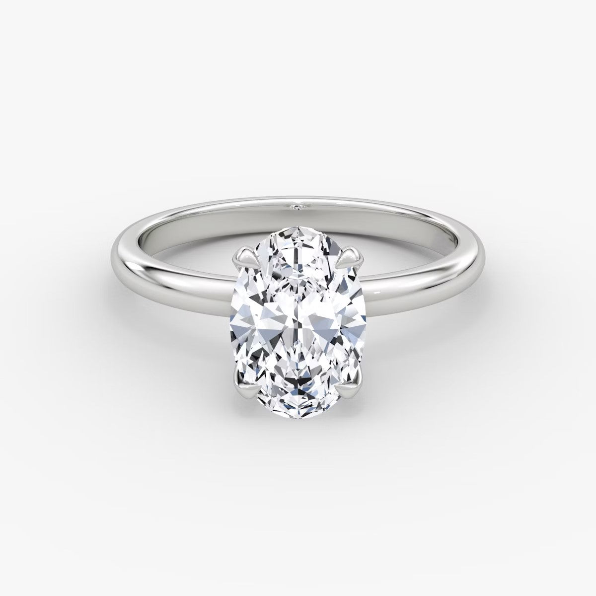 The Classic Oval Solitaire Engagement Ring