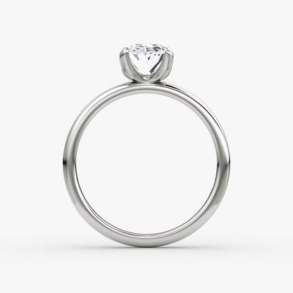 The Classic Oval Solitaire Engagement Ring