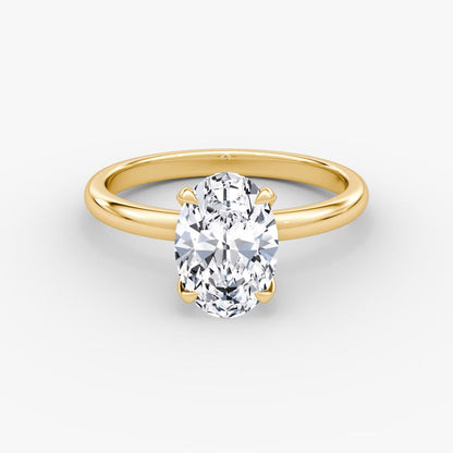 The Classic Oval Solitaire Engagement Ring