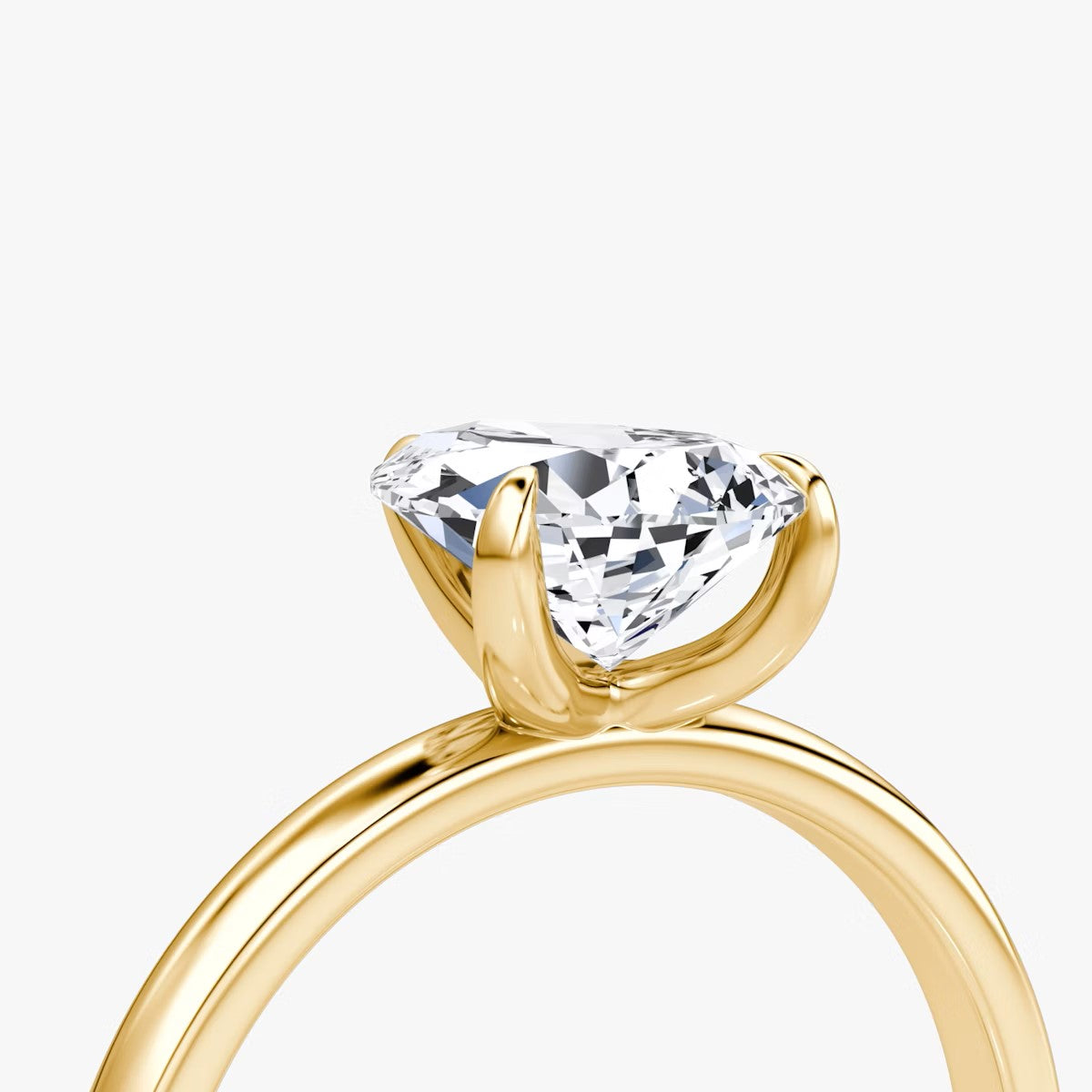 The Classic Pear Solitaire Engagement Ring