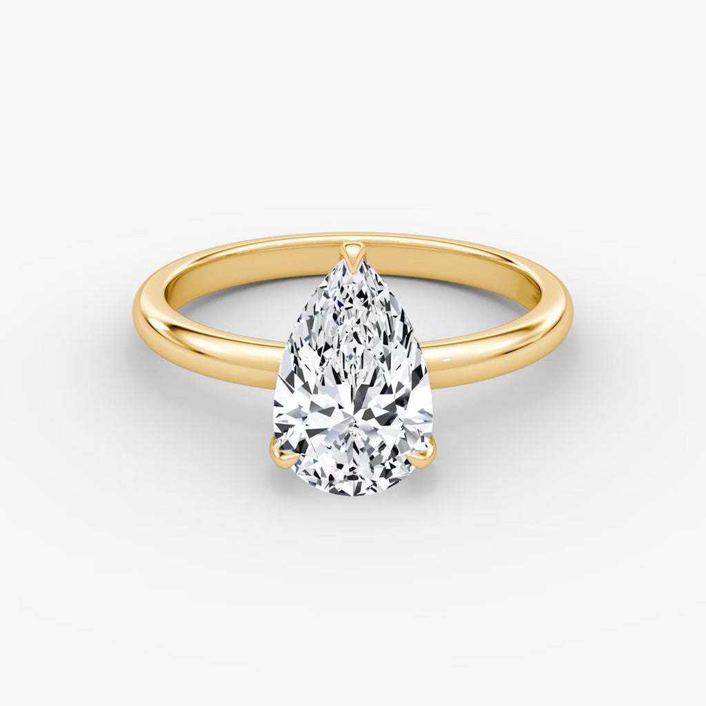 The Classic Pear Solitaire Engagement Ring