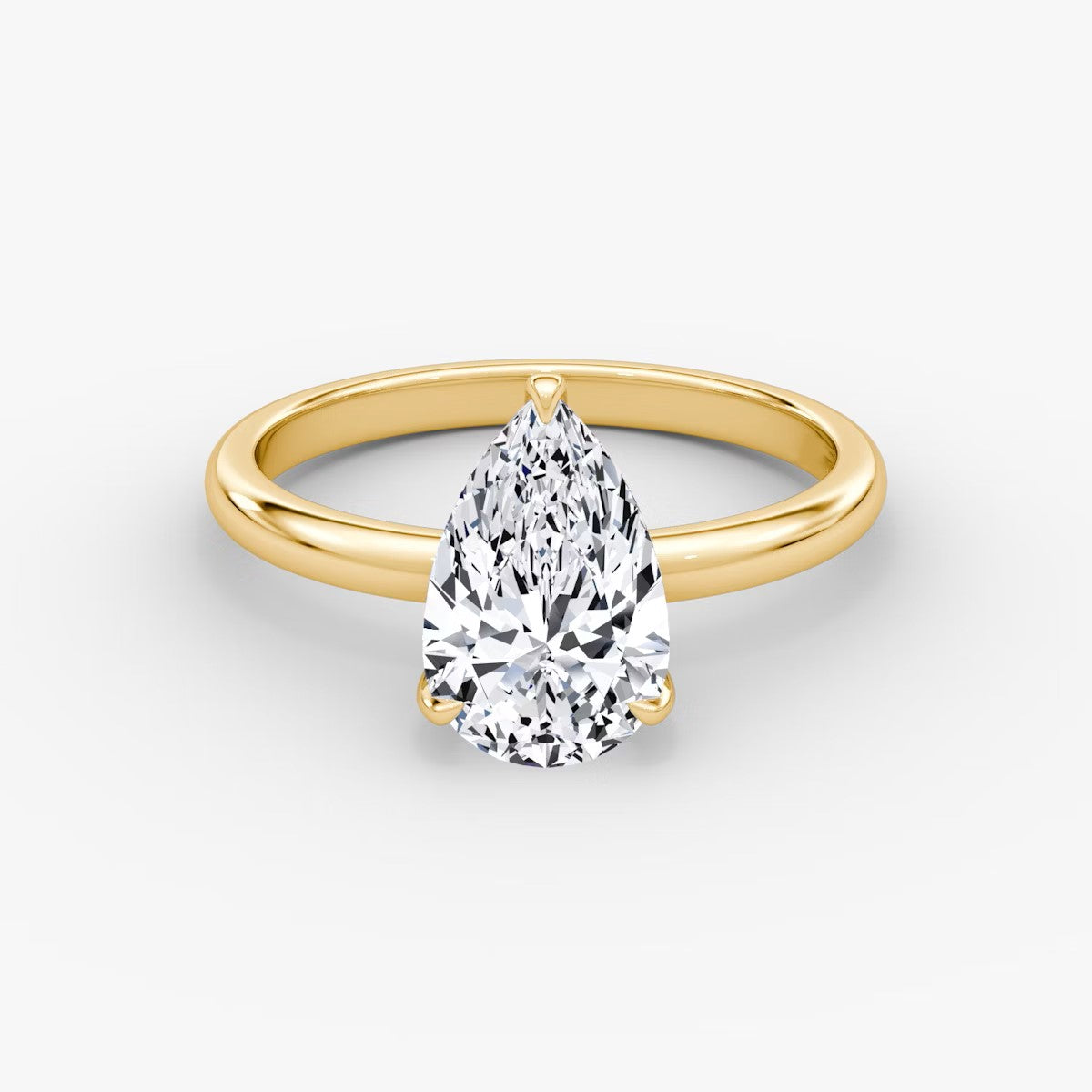 The Classic Pear Solitaire Engagement Ring