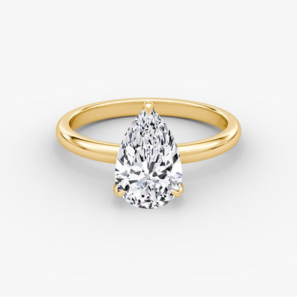 The Classic Pear Solitaire Engagement Ring