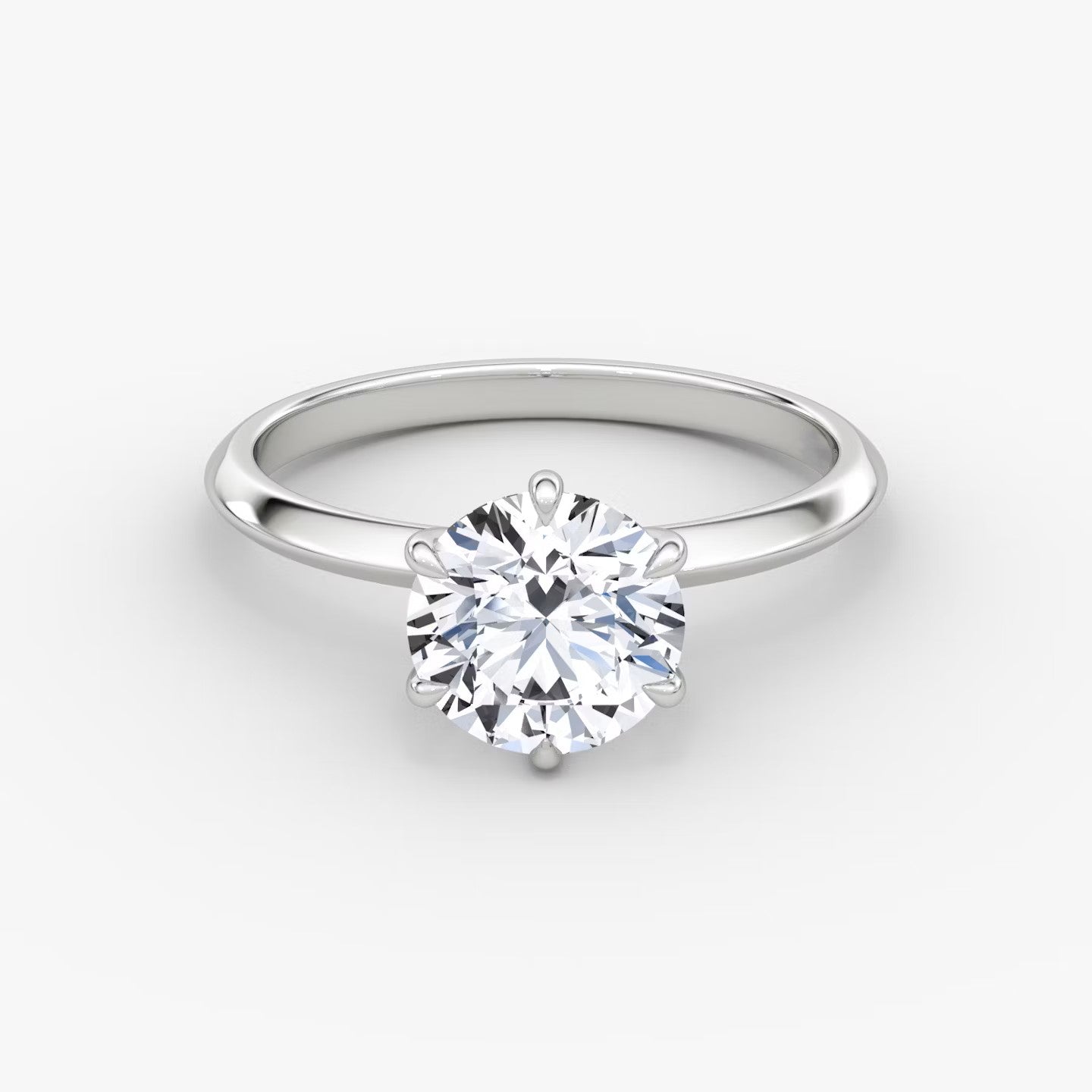 2.00 ct The Knife-Edge Round Brilliant Solitaire Engagement Ring