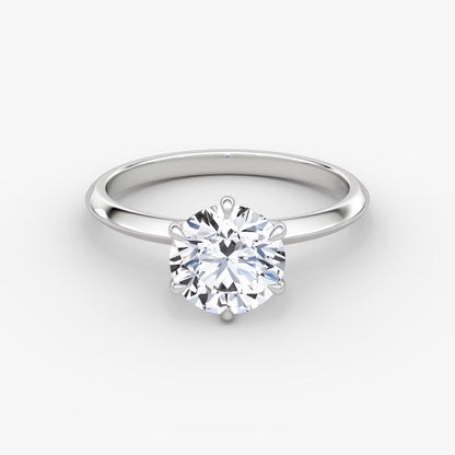 1.50 ct The Knife-Edge Round Brilliant Solitaire Engagement Ring