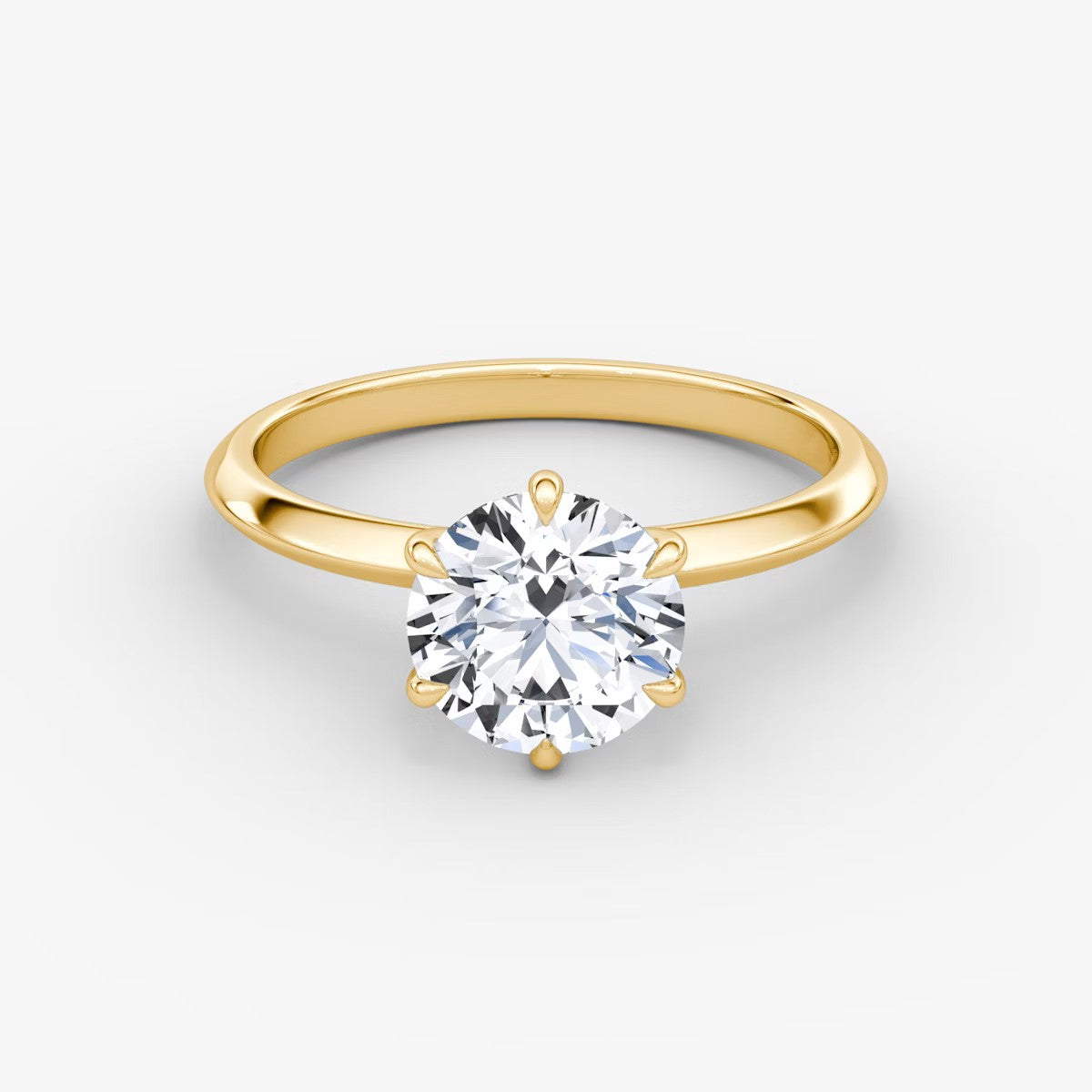 1.00 ct The Knife-Edge Round Brilliant Solitaire Engagement Ring