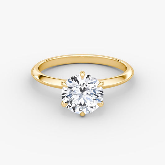 1.50 ct The Knife-Edge Round Brilliant Solitaire Engagement Ring