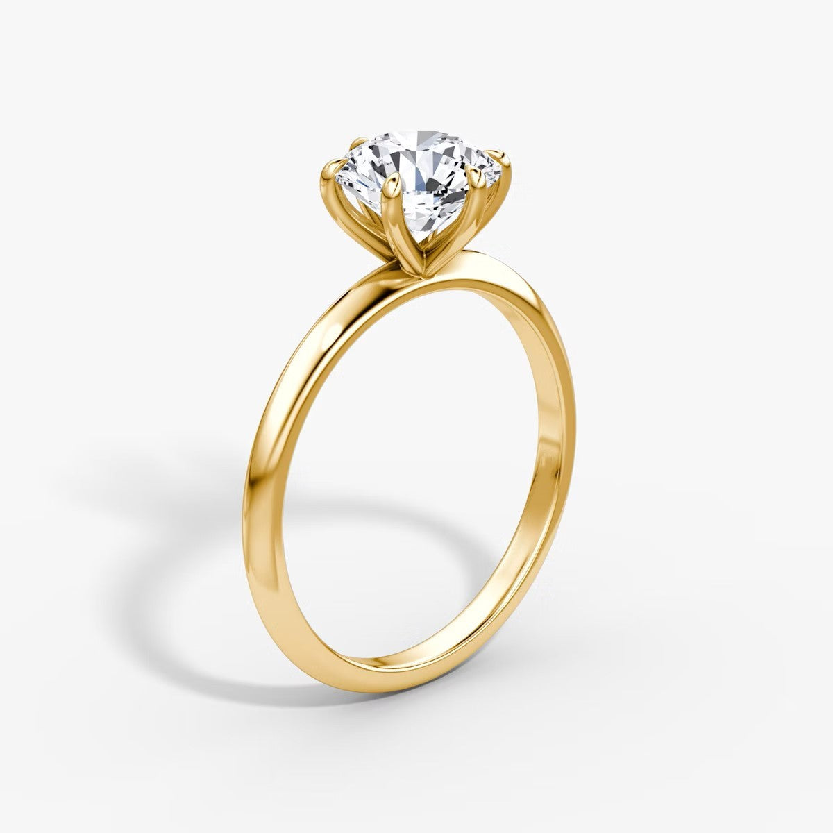 2.00 ct The Knife-Edge Round Brilliant Solitaire Engagement Ring