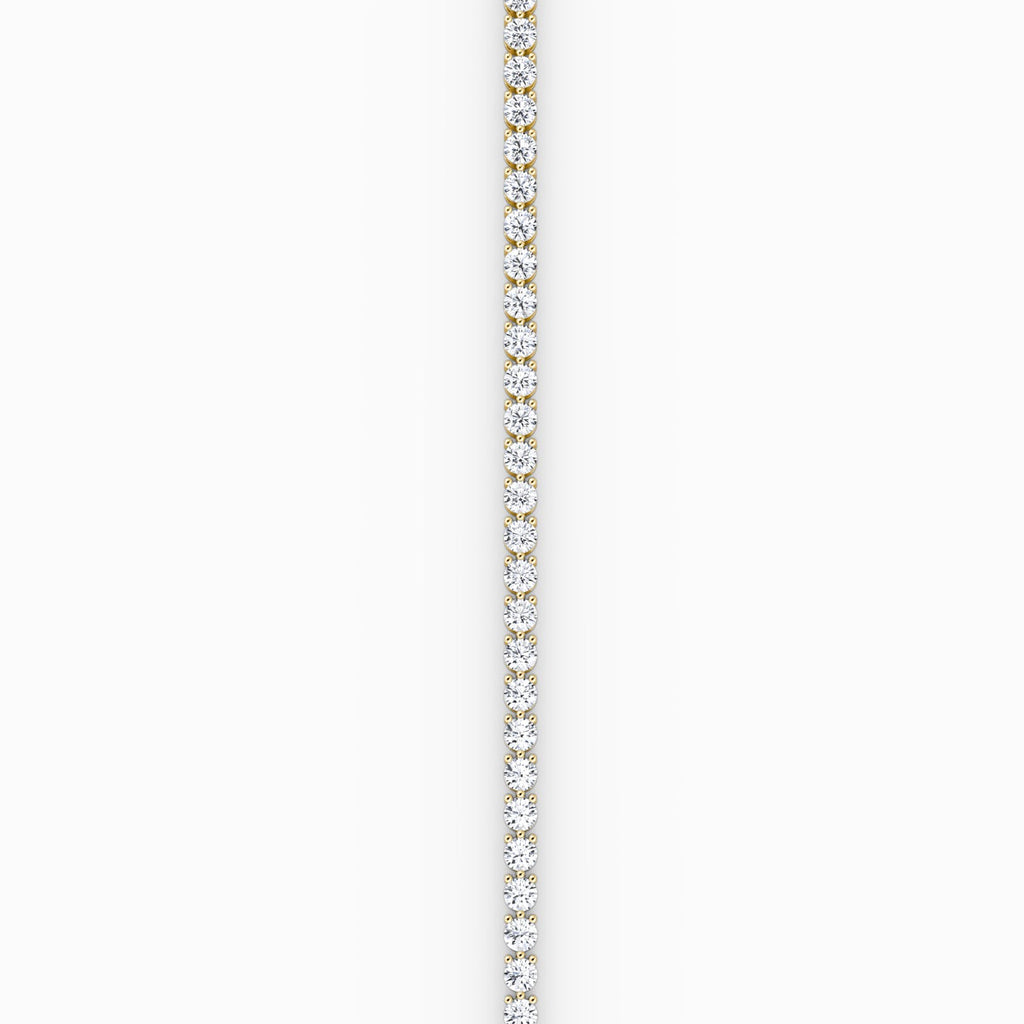 Bracelet de tennis linéaire en diamants de qualité supérieure cultivés en laboratoire, taille brillant