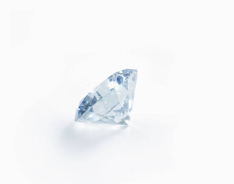 Diamants ronds brillants de qualité supérieure cultivés en laboratoire | Bleu