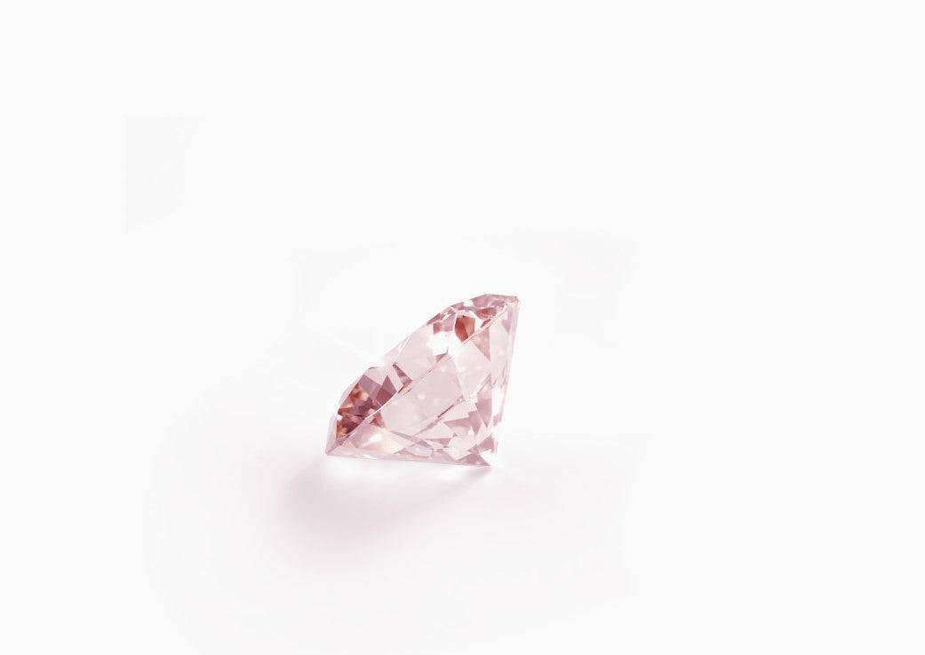 Superior Loose Round Brilliant Lab Grown Diamonds | Pink