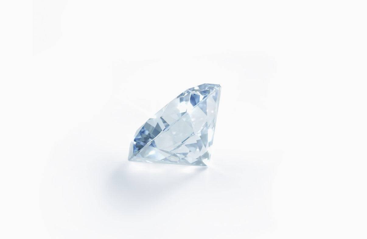 Diamants ronds brillants de qualité supérieure cultivés en laboratoire | Bleu