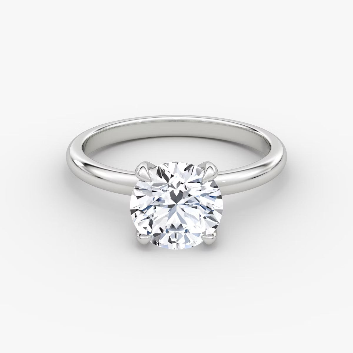 The Classic Round Brilliant Solitaire Engagement Ring