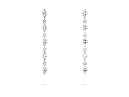 ELGA Superior Linked Long Drop Lab Grown Diamond Earrings